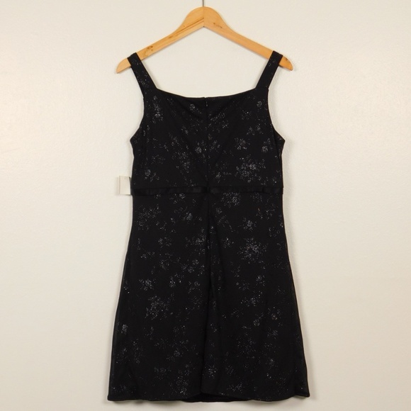 Scarlett Y2K Black Glitter Whimsigoth Sleeveless Mesh Dress Size M Dark Fairy - Picture 9 of 10